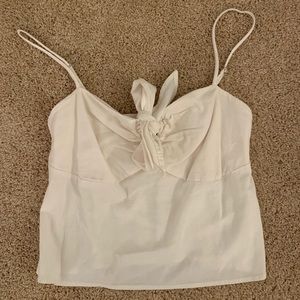 White tank top